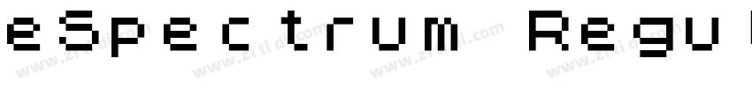 eSpectrum Regular字体转换